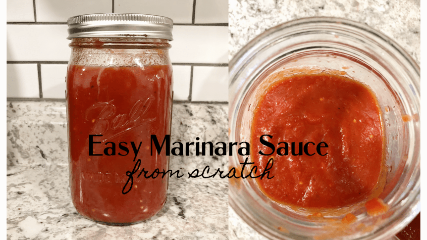Easy and Fast Marinara Sauce from&nbsp;Scratch